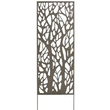 Nortene Dekorációs fém panel, leszúrható vagy falra szerelhető  fa mintás (150x60 cm)