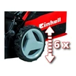 Kép 2/4 - Einhell PXC GE-CM 36/47 HW Li akkumulátoros fűnyíró, 75L (2x4.0Ah akkuval és töltővel)