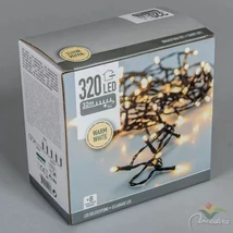 Fényfűzér 180-LED adapteres 8 programos hidegfehér 13,5m