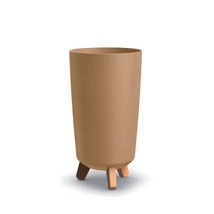 Gracia Tubus Slim Eco Wood virágcserép- Natur 20cm