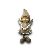 Karácsonyi figura kerámia angyal
