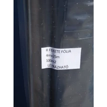 Építési fekete fólia 6x5x0,12mm