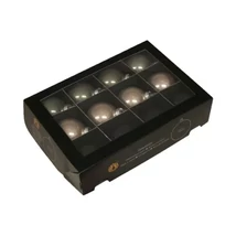 Karácsonyfa Gömb üveg 5,7cm jupiter zöld színű 12db/cs