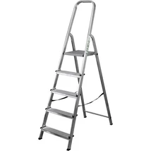 Háztartási Alu Létra,5 fokos 4+1 fellépő max 120kg