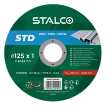 Vágókorong Stalco acélhoz 125x1,0mm