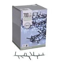 Fényfűzér 700-LED adapteres 8 programos hidegfehér 14m