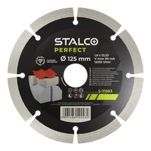 Szegmenses gyémánttárcsa O 230 x 2,6 x 22, 23 mm STALCO