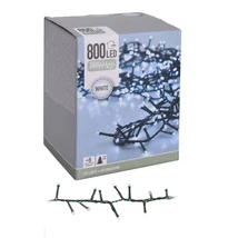 Fényfűzér 800-LED adapteres 8 programos hidegfehér 16m