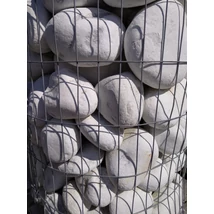 Díszkavics márvány  Carrarai fehér kerek szemcsés 100-300 1kg