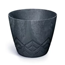 Areco Beton Effect Antracit Kaspó 14cm