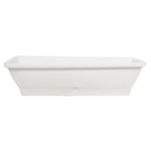 Balkon és virágláda   pattintós alj  60cm Fehér