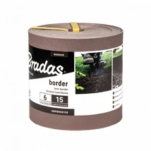 Bradas Border rugalmas ágyásszegély barna 0,15x6m Bradas Border rugalmas ágyásszegély barna 0,15x6m