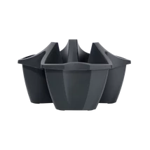 Crown virágtatró 3 részes antracit 48cm