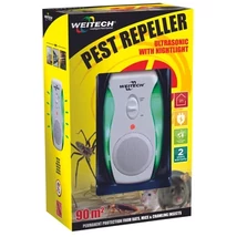 Weitech ultrahangos egér és rovarriasztó 90m2 WK0190