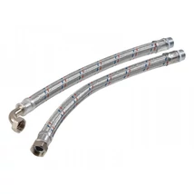 Fixaflex Inox flexibiliscső+könyök inox 1" 500mm KB