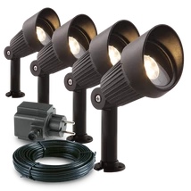 Garden Lights Focus Set 4 led 3w A+