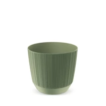 Ryfo Bordázott Földzöld Kaspó 17cm