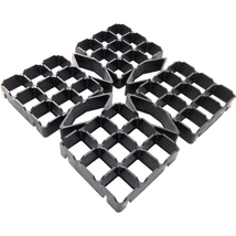 Gyeprács erősített UV stabilizált 480x480x48mm fekete