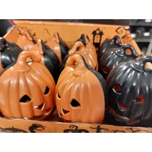 Halloweeen ledes töklámpás 9cm