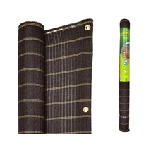 Havana modern árnyékoló, belátásgátló 1,5x5m 185gr/m2 UV stabilizált 85% takarást biztosít barna színben
