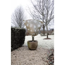 Juta növénytakaró zsák téli mintával natural