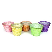 Antikolt Bambusz kosár mix 15x11cm