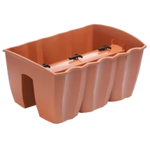 Korlátláda Crown műanyag 39cm terra
