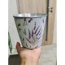 bádogkaspó 12cm levendulás
