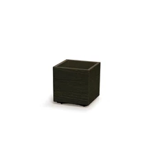 Madera Square ECO Wood Kávé gurulós virágtartó 30cm
