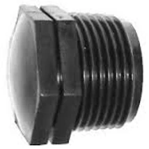 Menetes idom, záró , műanyag 3/4"KM 10bar