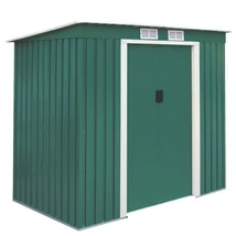 Nortene-Catral Metalshed Creta kerti fém tároló ház zöld 2,16 x 1,71 x 1,30 m