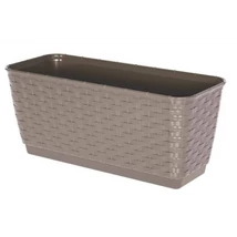 Balkonláda Szett Rottolla 40cm  mocca