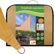 Napvitorla EXTRA homok (bézs) háromszög 3,6x3,6x3,6m 230gr/m2