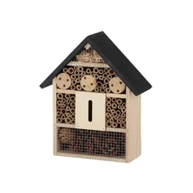 Rovarhotel, fekete tetővel, 24,5 x 29 cm  Rovarhotel, fekete tetővel, 24,5 x 29 cm