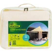 Nortene Sunnet kit polyester napvitorla 3,6x3,6 négyzet bézs 160g/m2