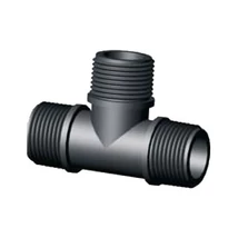 Menetes idom T 1"x1"x1" KM, műanyag, 10bar