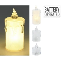 Ledes gyertya nagy meleg fénnyel