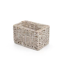 Szögletes vizifű ültetőtál fehér 23x15,5x14,5cm