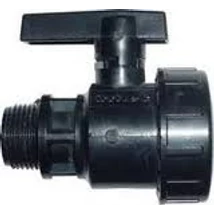 Golyóscsap műanyag 1" KB