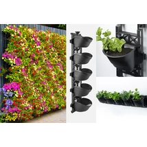 Zöldfal elem közeges ültetéshez 26x80cm 3 elemes szett Zöldfal elem közeges ültetéshez 26x80cm 3 elemes szett