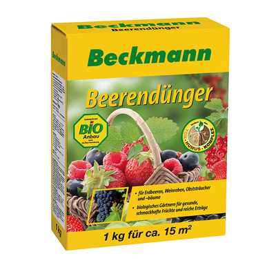 Beckmann szerves-ásványi növénytáp eperhez, bogyós gyümölcsökhöz, szőlőhöz 1kg