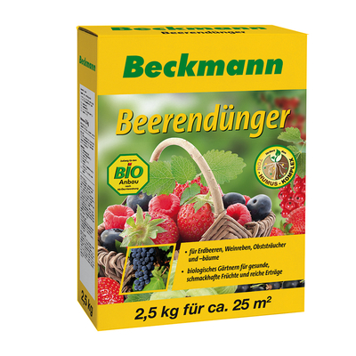 Beckmann szerves-ásványi növénytáp eperhez, bogyós gyümölcsökhöz, szőlőhöz 2,5kg
