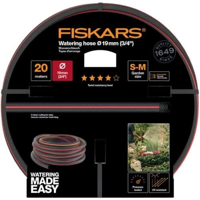 Fiskars Comfort locsolótömlő 3/4"20m