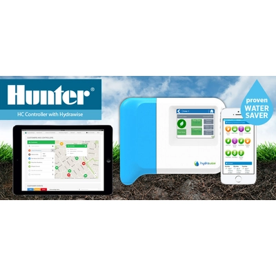 Hunter Hydrawise 12 zónás beltéri wi-fi képes okos öntözés vezérlő HC-1201i-E