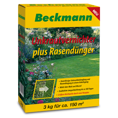 Beckmann gyomirtós gyeptrágya 22+5+5 0.8% 2.4D + 0.12% dikamba 3kg