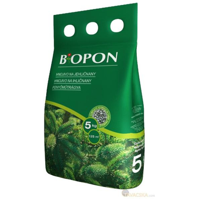 Biopon tűlevelűek barnulás elleni növénytáp 5kg