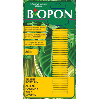 Biopon Zöldnövény táprud 30db-os