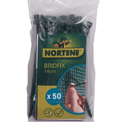 Nortene Bridfix gyorskötöző 14cm zöld 50db/csomag