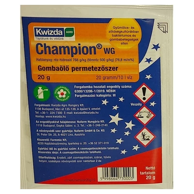 Champion WG 20gr gombaölő