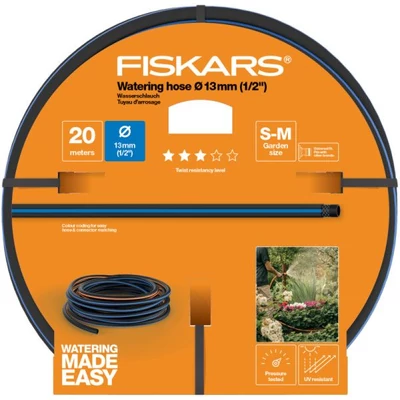 Fiskars Solid locsolótömlő 1/2" 20m